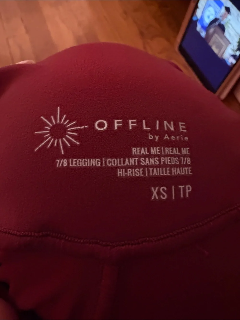 aerie Kids Wine Red Leggings